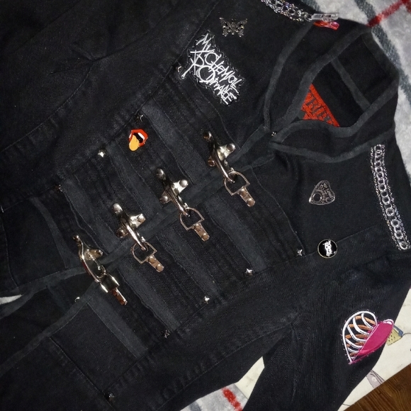 SOLD! W/ free ChemRo tee! BlackParade Pt.2- TRIPP Nyc upcycled MyChemRo gothic - Picture 2 of 16